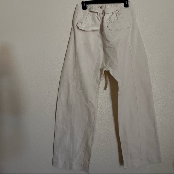 Free People Sky Rider Straight-leg Pants In Ecru - Picture 10 of 13